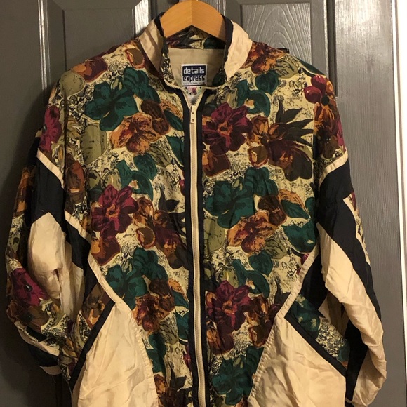 Vintage Silk Women's Details Express Track Suit Size XL - Picture 9 of 12